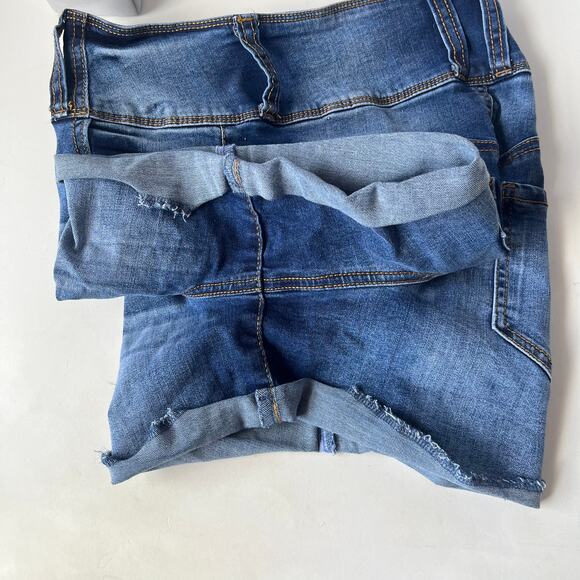 ARIYA JEANS High Waist Cutoff Jean Shorts Sz 7/28 3 Button Stretch Festival - Picture 7 of 13